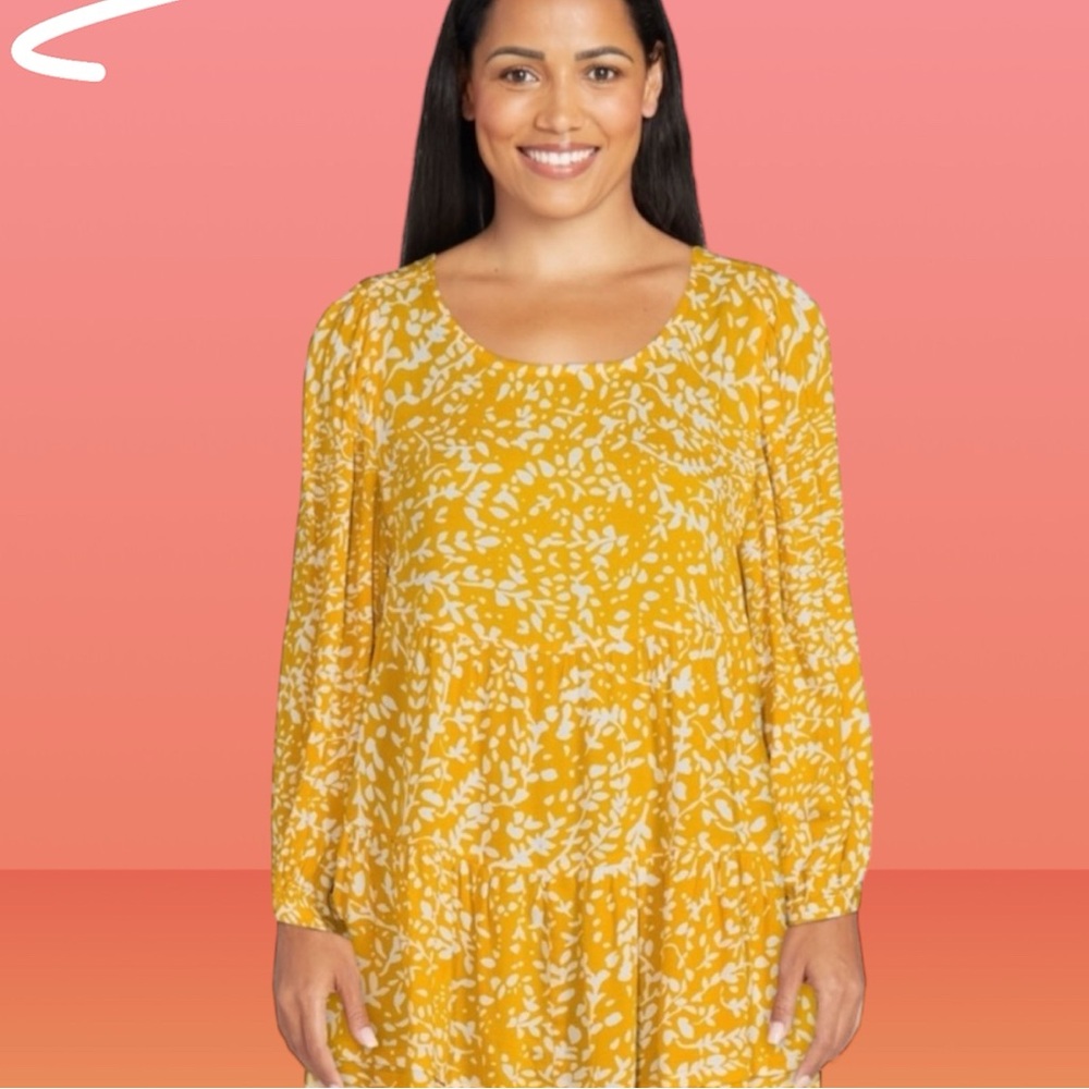 Time and Tru Women's Tiered Top